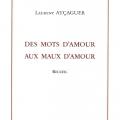 DES MOTS D'AMOUR AUX MAUX D'AMOUR